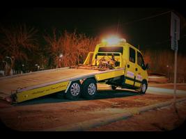 эвакуатор в погрузочном положении